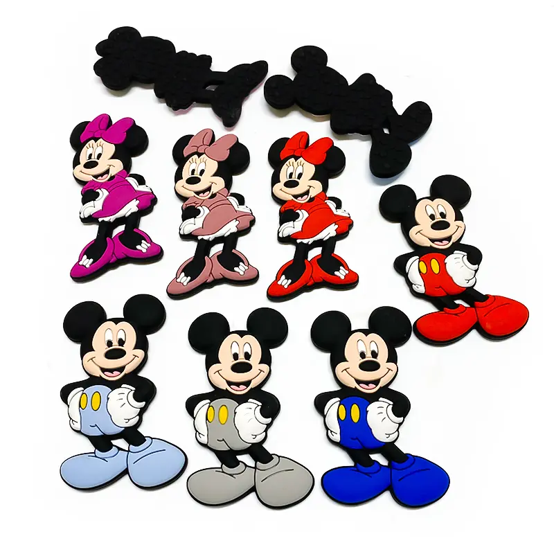 1pcs Disney Silicone Mickey Mouse Teether Gifts Mickey Mouse Pacifier Chain Making Food Grade Silicone Baby Teether