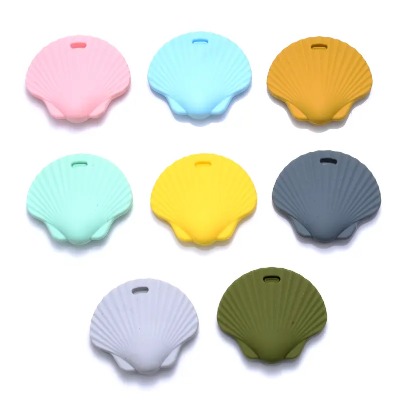 50pcs 12mm Baby Silicone Beads Lentil Beads Food Grade Pacifier Clip Necklace Teether children's Toys products Accessories