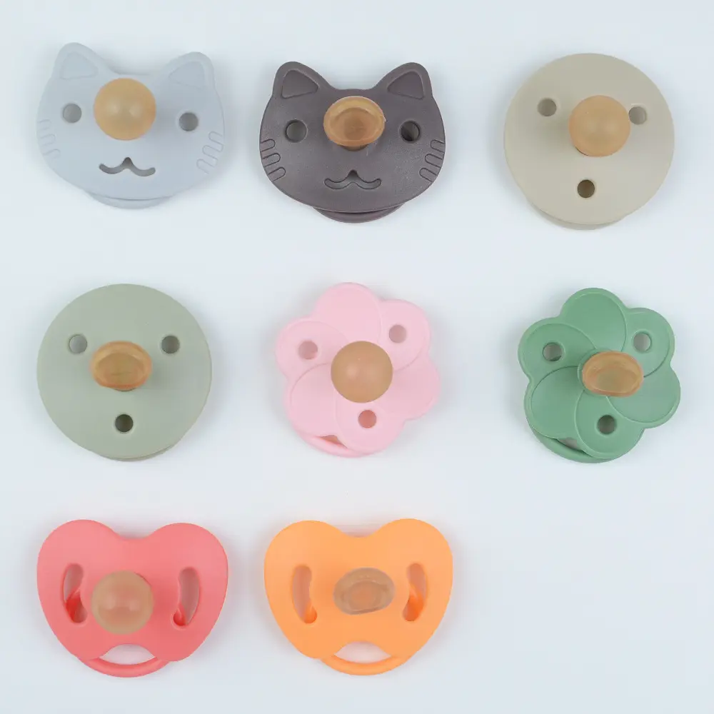Baby Weaning Pacifier Products Daytime Nighttime Soft Silicone Soother Pacifier For Nursing Boys Girls Sleeping Teether Nipple