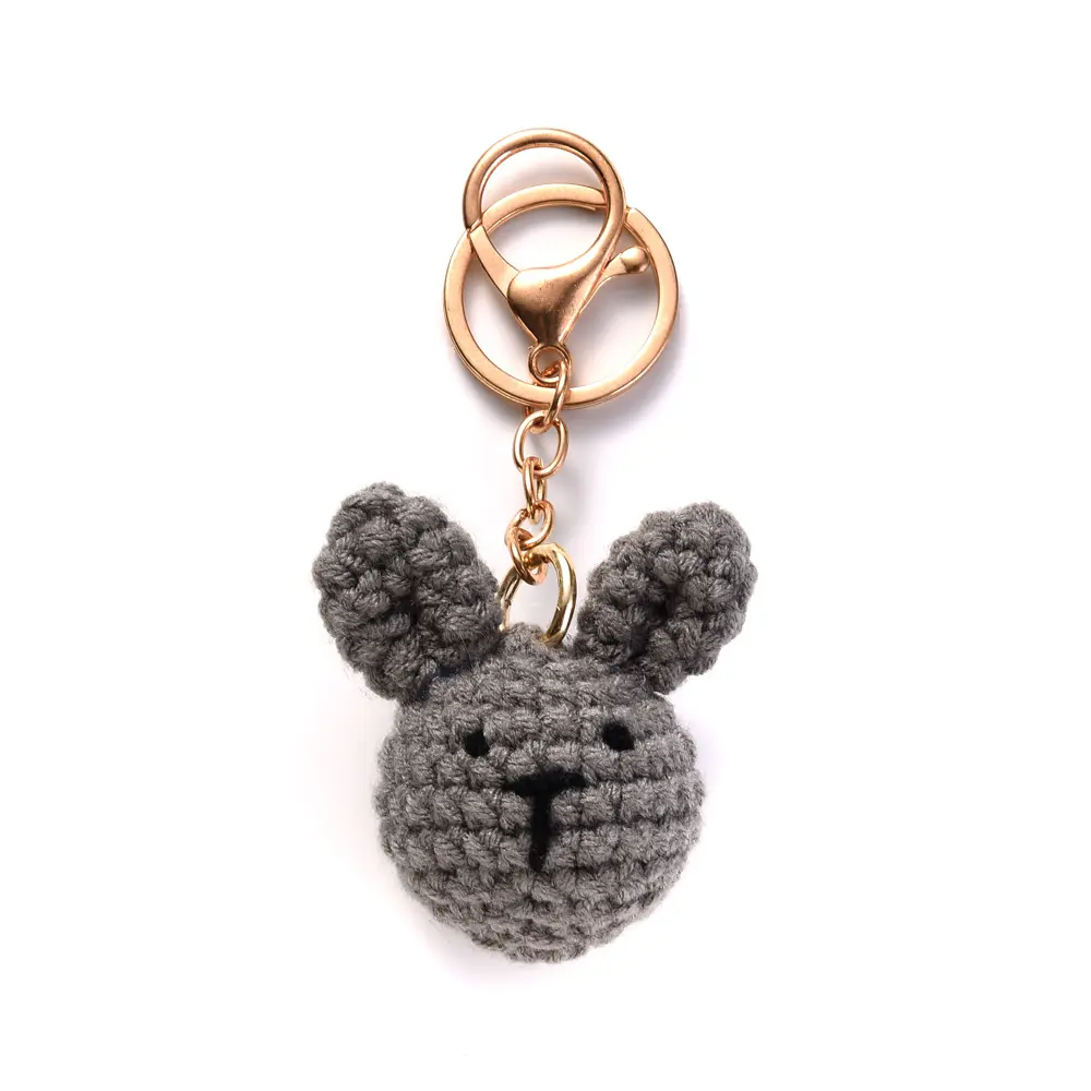 1Pc Handmade Crochet Animal Mixed Felt Ball DIY Charm Newborn Care Accessories Necklace Pacifier Chain Set Toy