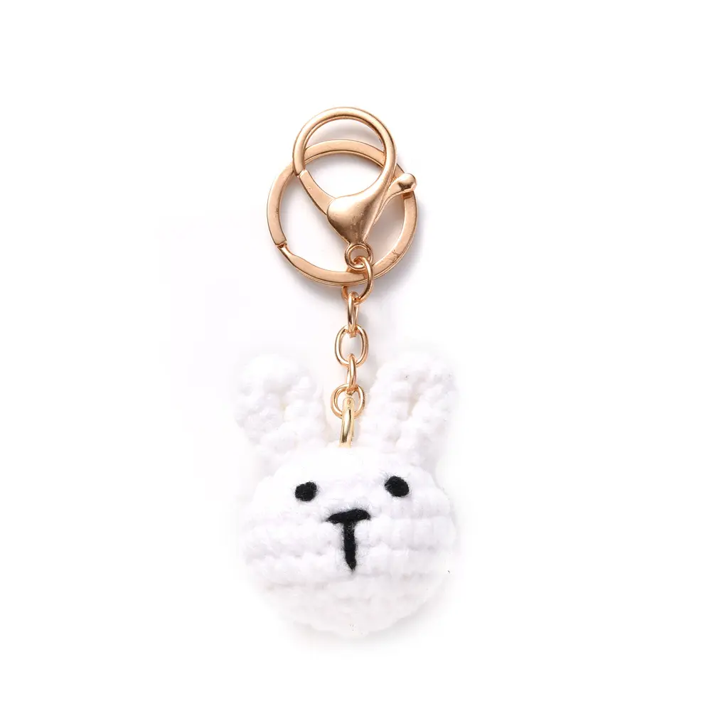 1Pc Handmade Crochet Animal Mixed Felt Ball DIY Charm Newborn Care Accessories Necklace Pacifier Chain Set Toy