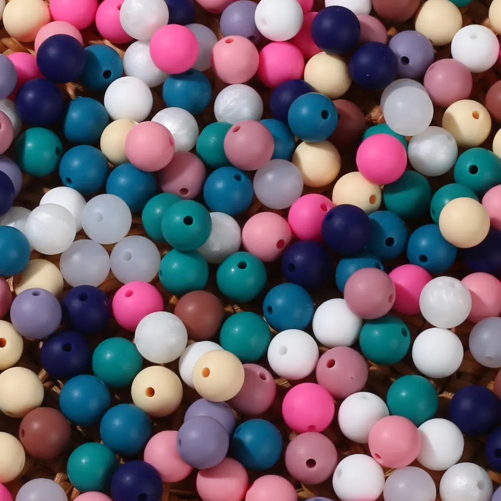10Pcs Food Grade Silicone Beads 18x27mm Cartoon Animal Bunny Teether Beads For Jewelry Making DIY Baby Necklace Pacifier Chain