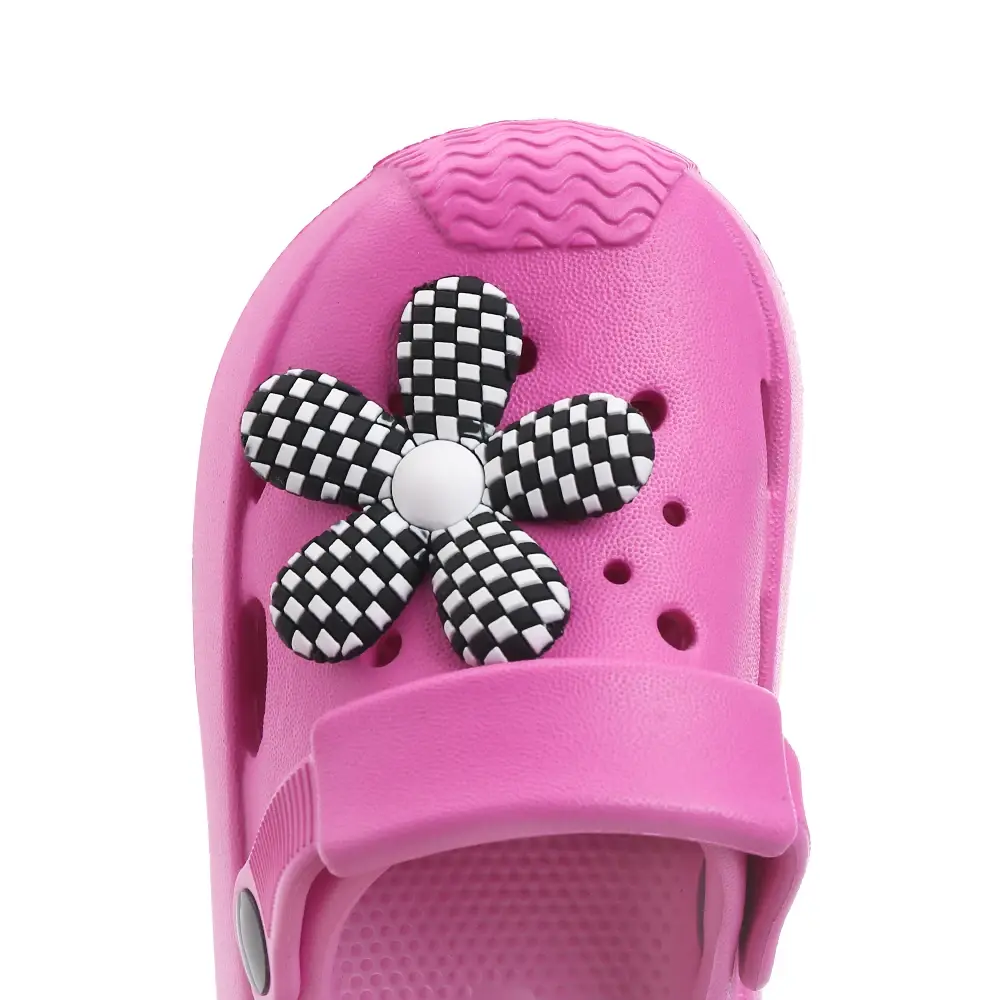 New Summer Children Beach Slippers Soft Anti-Slip Comfort Hole Flower Sandal for Boy Girl Cute  Light Breathable Garden Shoes
