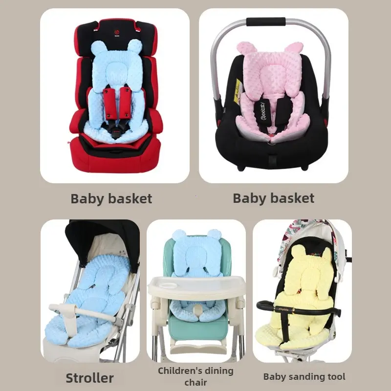 Four Seasons Baby Stroller Cushion Infant Car Seat Insert Stroller Pad General Thermal Mattress Mesh Breathable 2 Side Available