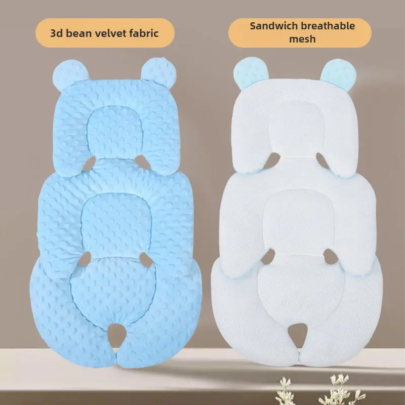 Four Seasons Baby Stroller Cushion Infant Car Seat Insert Stroller Pad General Thermal Mattress Mesh Breathable 2 Side Available