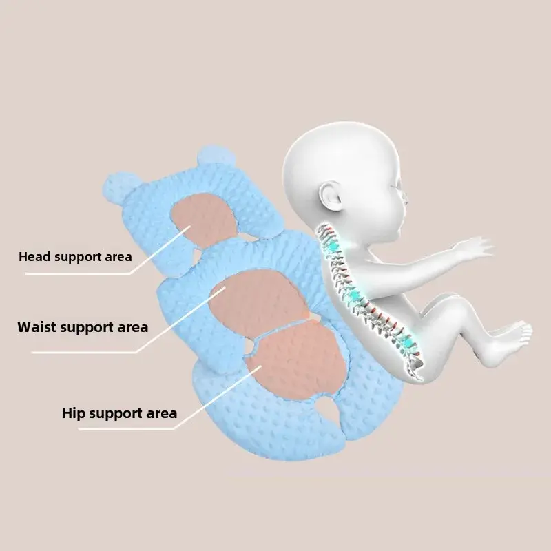 Four Seasons Baby Stroller Cushion Infant Car Seat Insert Stroller Pad General Thermal Mattress Mesh Breathable 2 Side Available