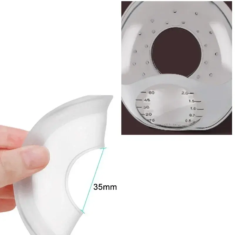 2pcs Wearable Milk Saver for Breastfeeding Manual Breastmilk Collector Silicone Breast Shell Milk Catcher