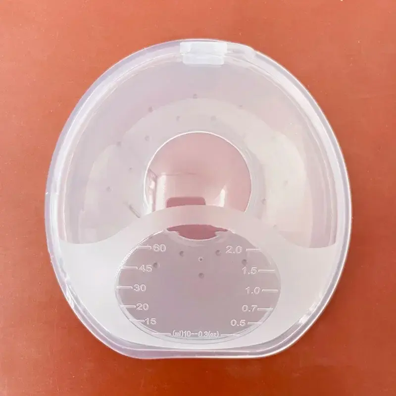 2pcs Wearable Milk Saver for Breastfeeding Manual Breastmilk Collector Silicone Breast Shell Milk Catcher