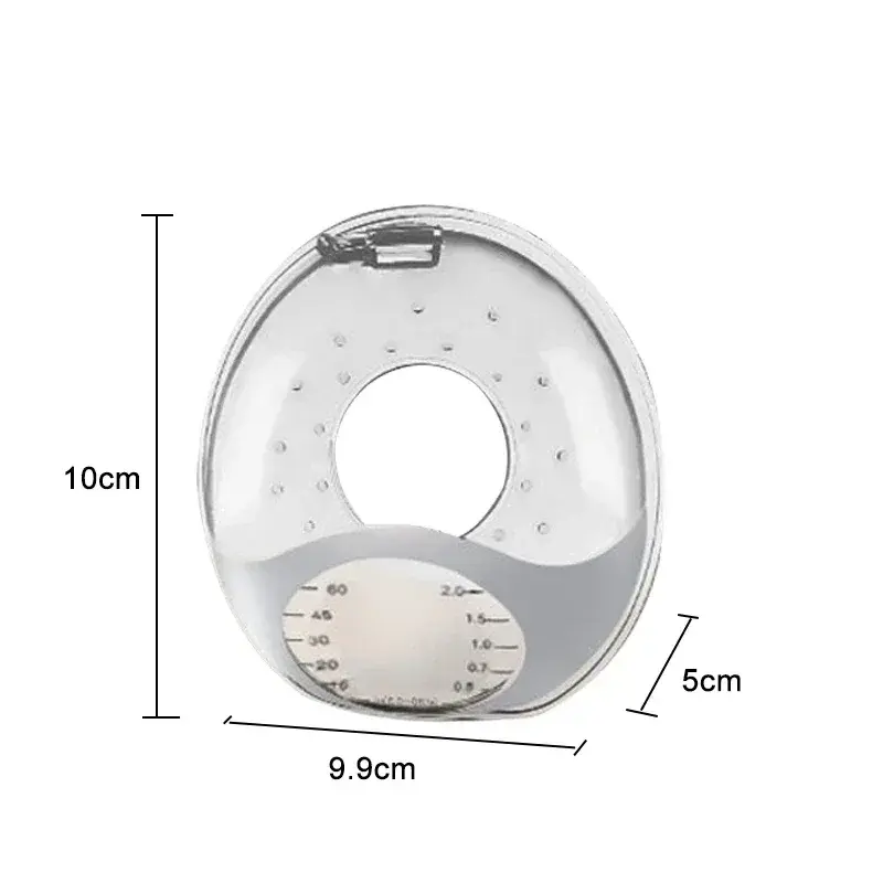 2pcs Wearable Milk Saver for Breastfeeding Manual Breastmilk Collector Silicone Breast Shell Milk Catcher