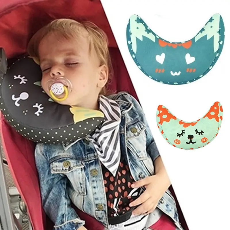Children Auto Car Seat Headrest Pad Shoulder Support Cushion Cotton Soft Sleep Pillow High Quality Car Neck Pillow 1 Pc
