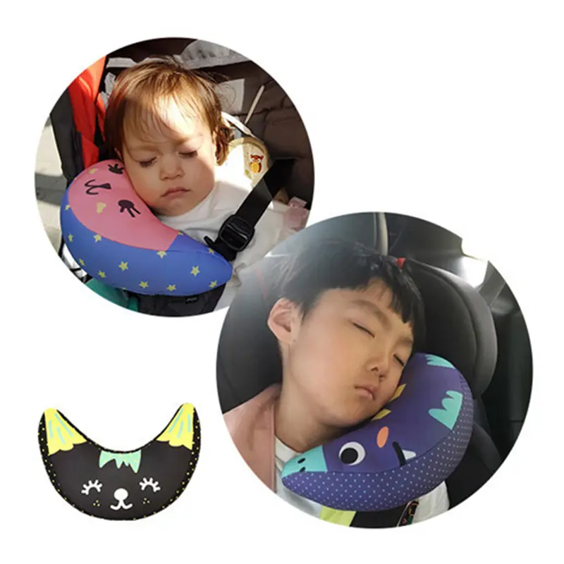 Children Auto Car Seat Headrest Pad Shoulder Support Cushion Cotton Soft Sleep Pillow High Quality Car Neck Pillow 1 Pc