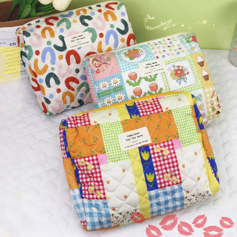 Baby Diaper Bag Cartoon Print Nappy Bag Zipper Handbag Carry Pack Travel Outdoor Diaper Storage Bag Multi Functional Storage Bag