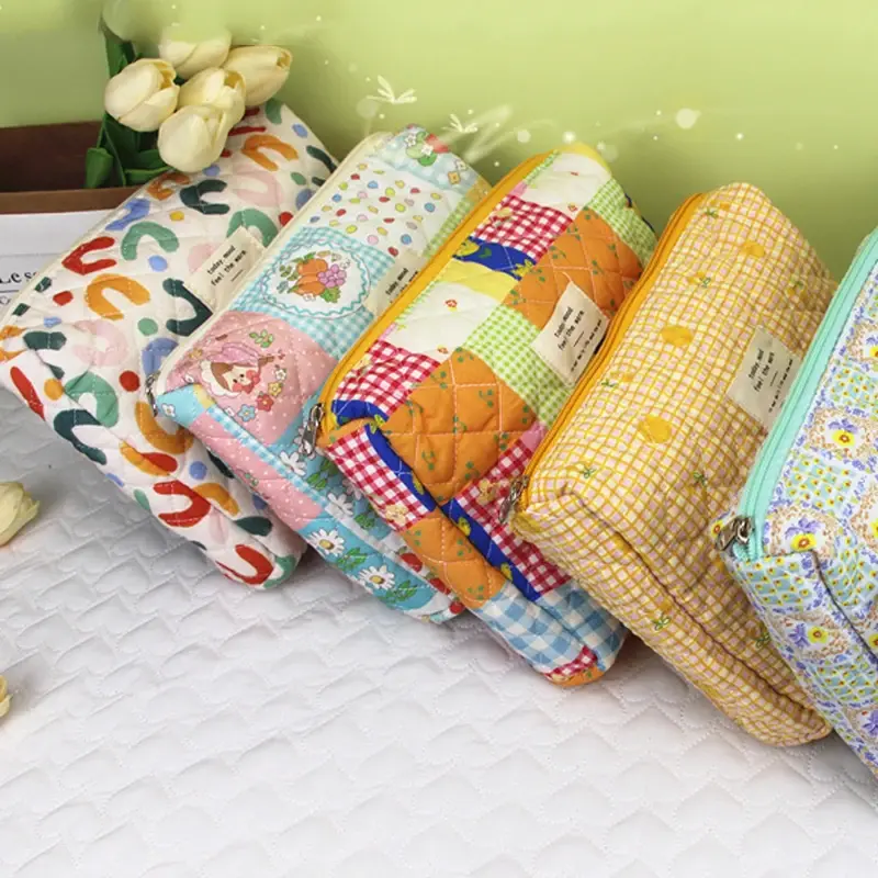 Baby Diaper Bag Cartoon Print Nappy Bag Zipper Handbag Carry Pack Travel Outdoor Diaper Storage Bag Multi Functional Storage Bag