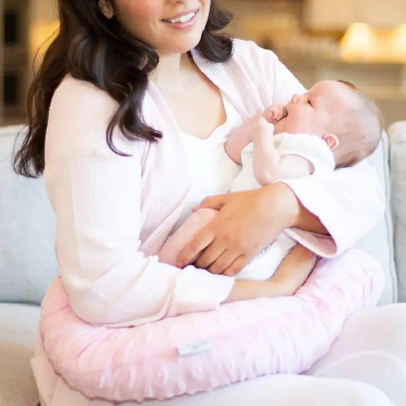 Baby Nursing Pillow Cover Cartoon Breastfeeding Pillow Slipcover Ultra Soft Snug Fits On Newborn Nursing Pillow