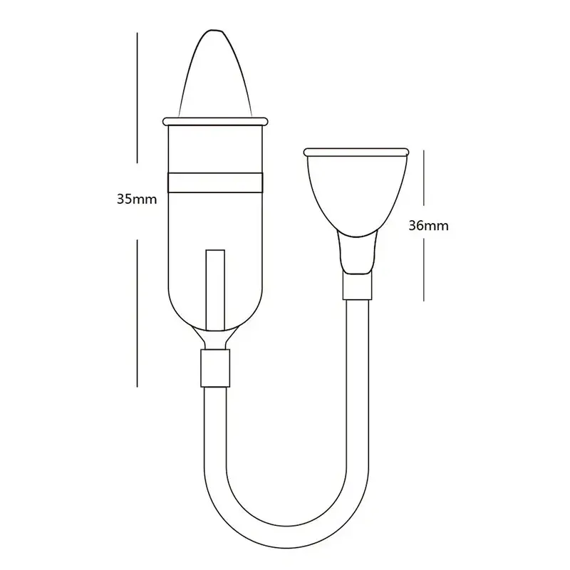Nasal Aspirator Soft Tip Safe Sucker Newborn Baby Vacuum Suction Sick Toddlers Practical Infant Absorption Nose Cleaner Snot