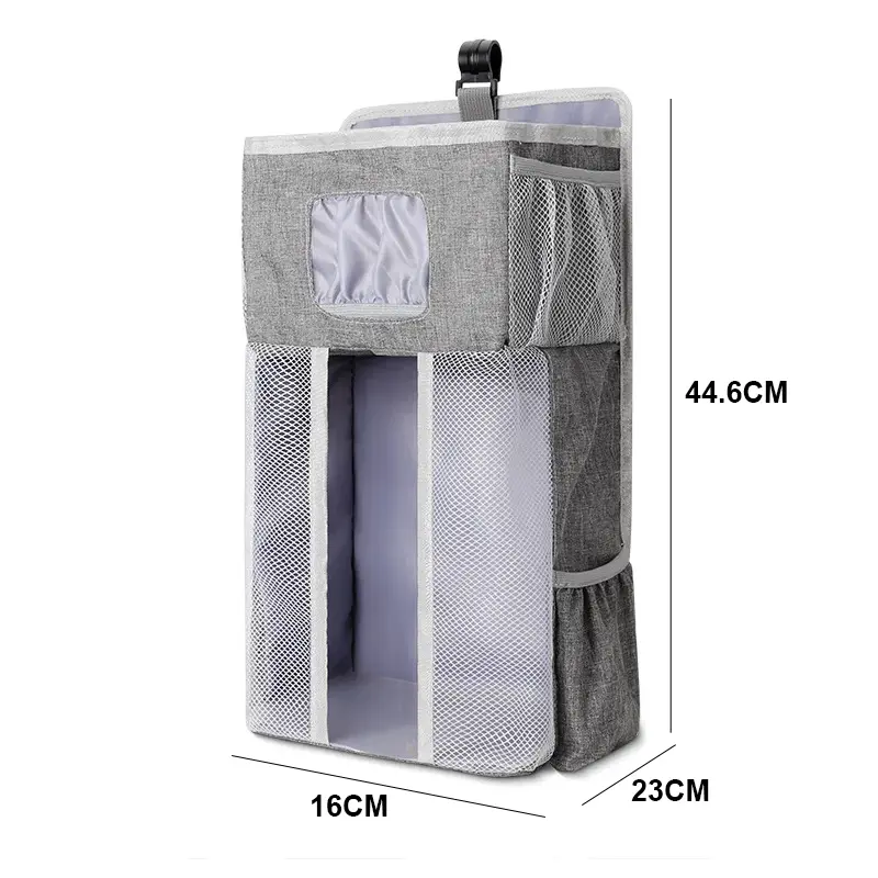 Baby Diaper Hanging Organizer Diaper Stacker for Changing Table Crib Hanging Classified Storage Bag Organizer Gifts for Newborn