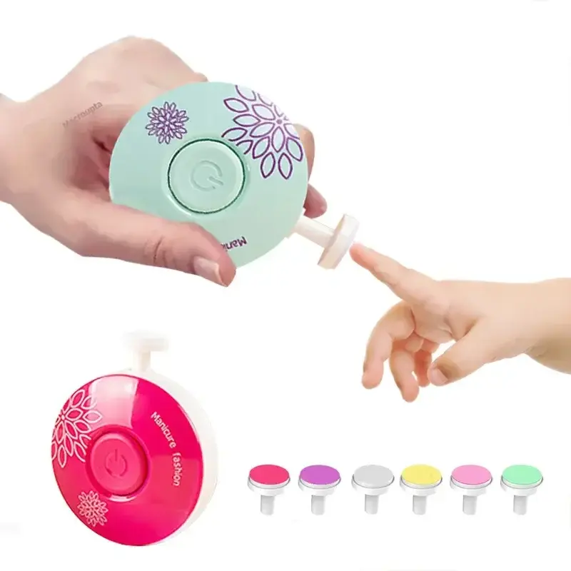 Multifuncional Electric Baby Nail Trimmer Nail File Clippers Toes Fingernail Cutter Manicure Tool Baby Care Supply Tools