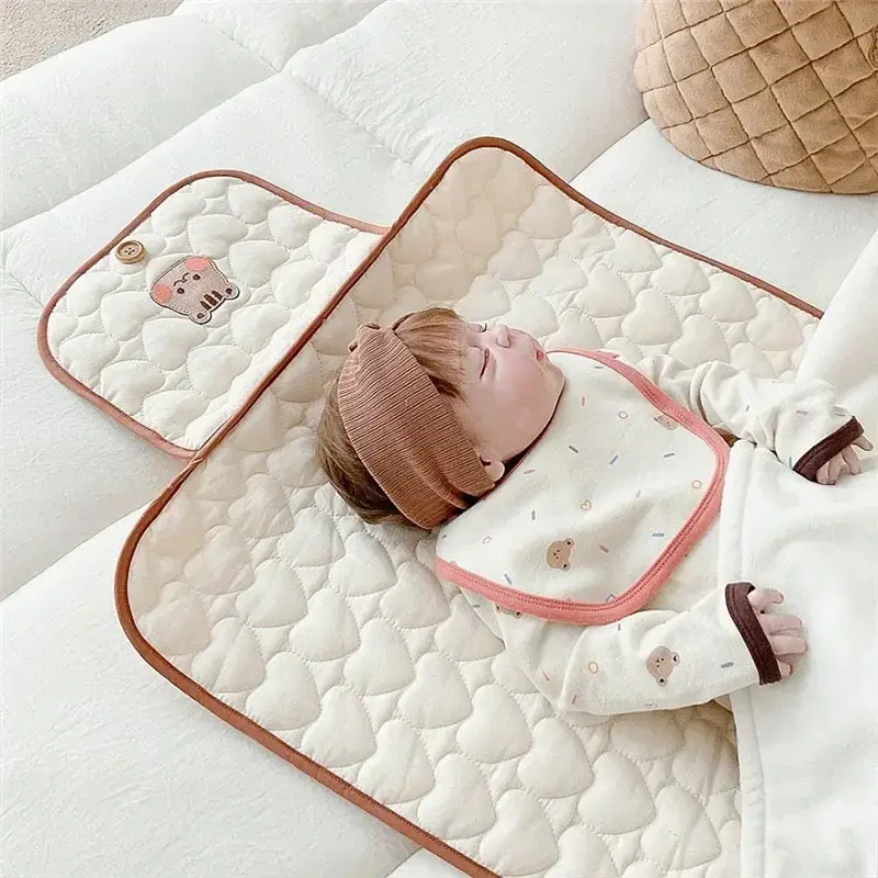 Portable Changing Pad for Baby Diaper Bag and Travel Changing Station Foldable Baby Diaper Changing Pad Waterproof Newborn Diape