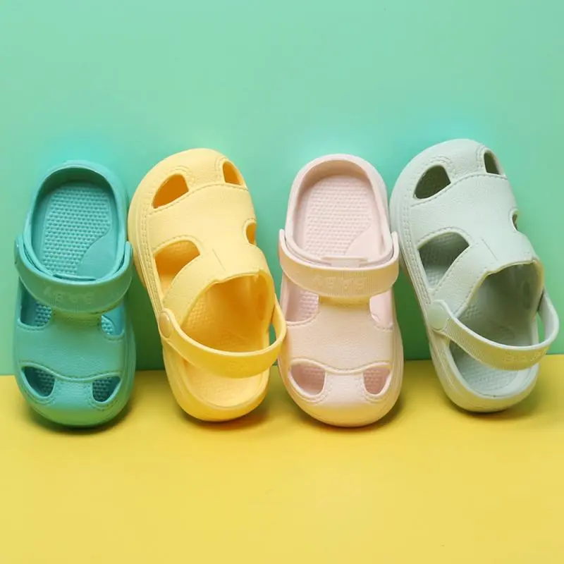 Summer Children's Shoes Rubber Sole Non-slip Toddler Shoes Sandals Garden Beach Sandals for Boys Girl Soft Breathable Shoes