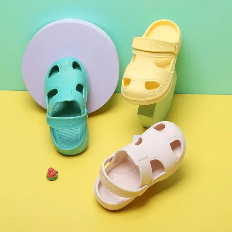 Summer Children's Shoes Rubber Sole Non-slip Toddler Shoes Sandals Garden Beach Sandals for Boys Girl Soft Breathable Shoes