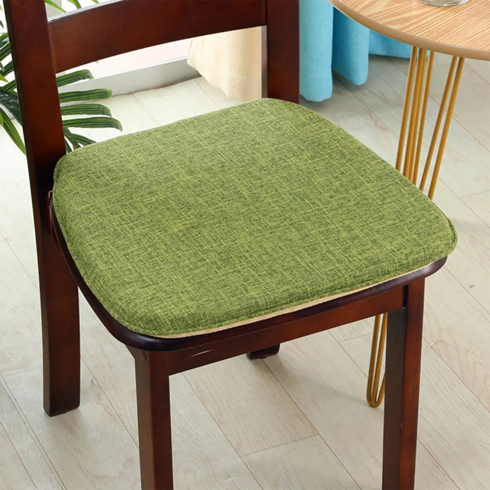 Chair Pads Non-Slip Seat Cushions Soft Chair Pad with Ties Horseshoe Seat Cushion For Dining Room/Office/Hotel/Garden Chairs