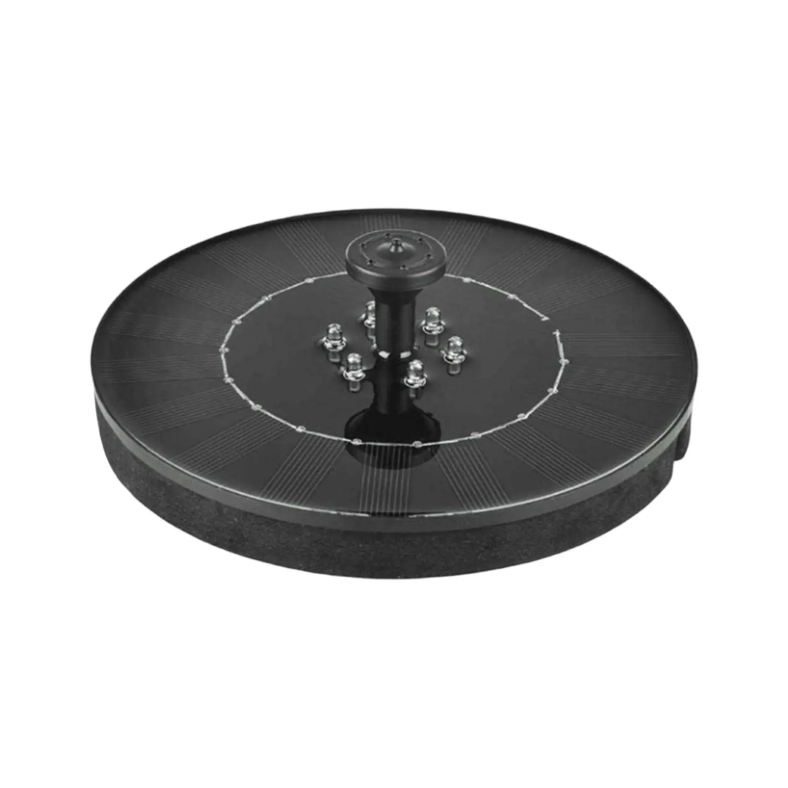 Solar Fountain Pump Floating Solar Panel Bird Baths Water Fountain with 4 Nozzles For Garden Outdoor Water Pool Pond Decor