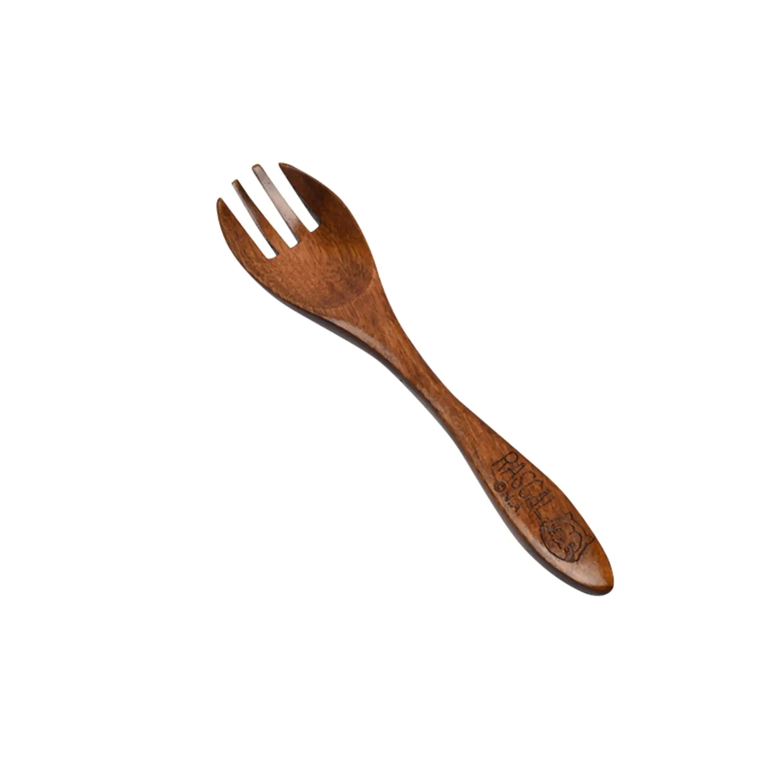 Japanese Wooden Spoon Long Handle Ramen Spoon Baby Eating Spoon Drinking Porridge Spoon Household Wood Tableware Round Spoon