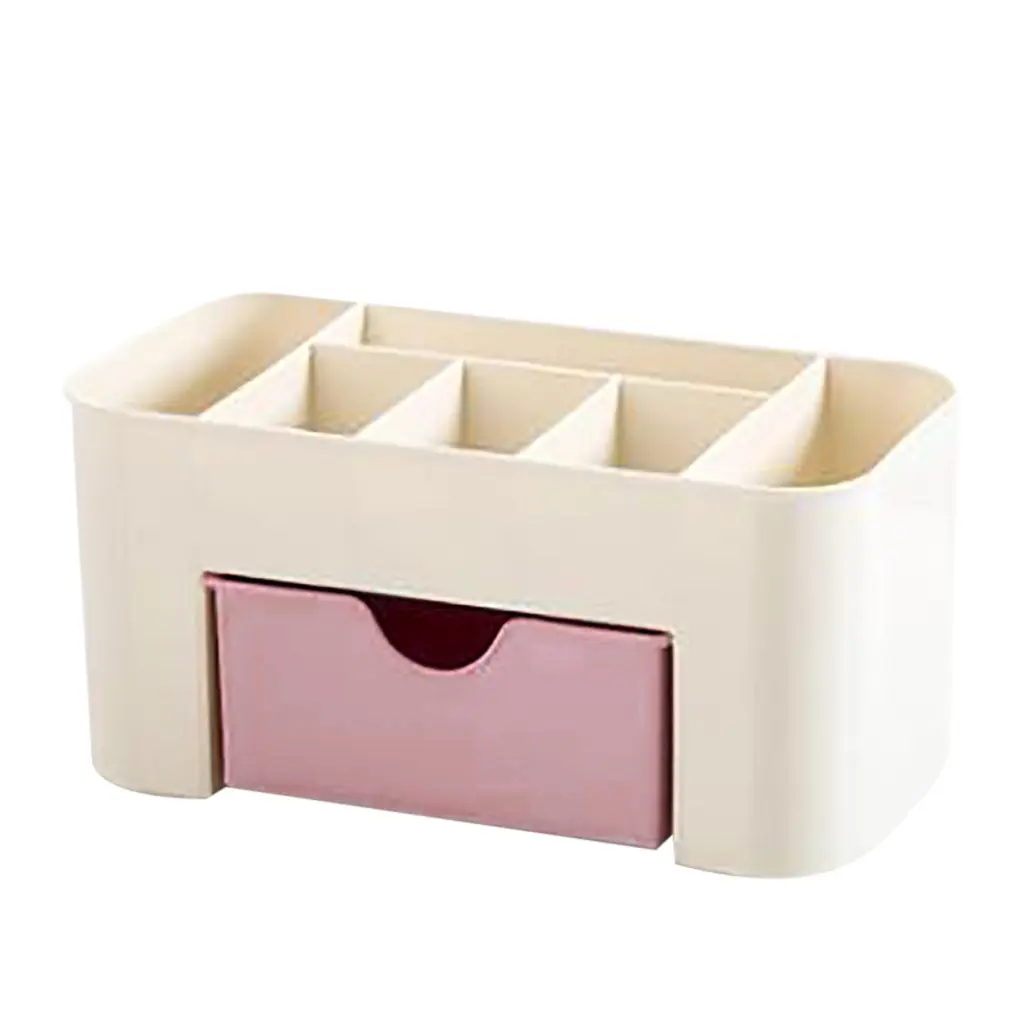Double Layer Plastic Makeup Organizers Storage Box Cosmetic Drawers Jewelry Display Box Case Desktop Container Boxes Organizer