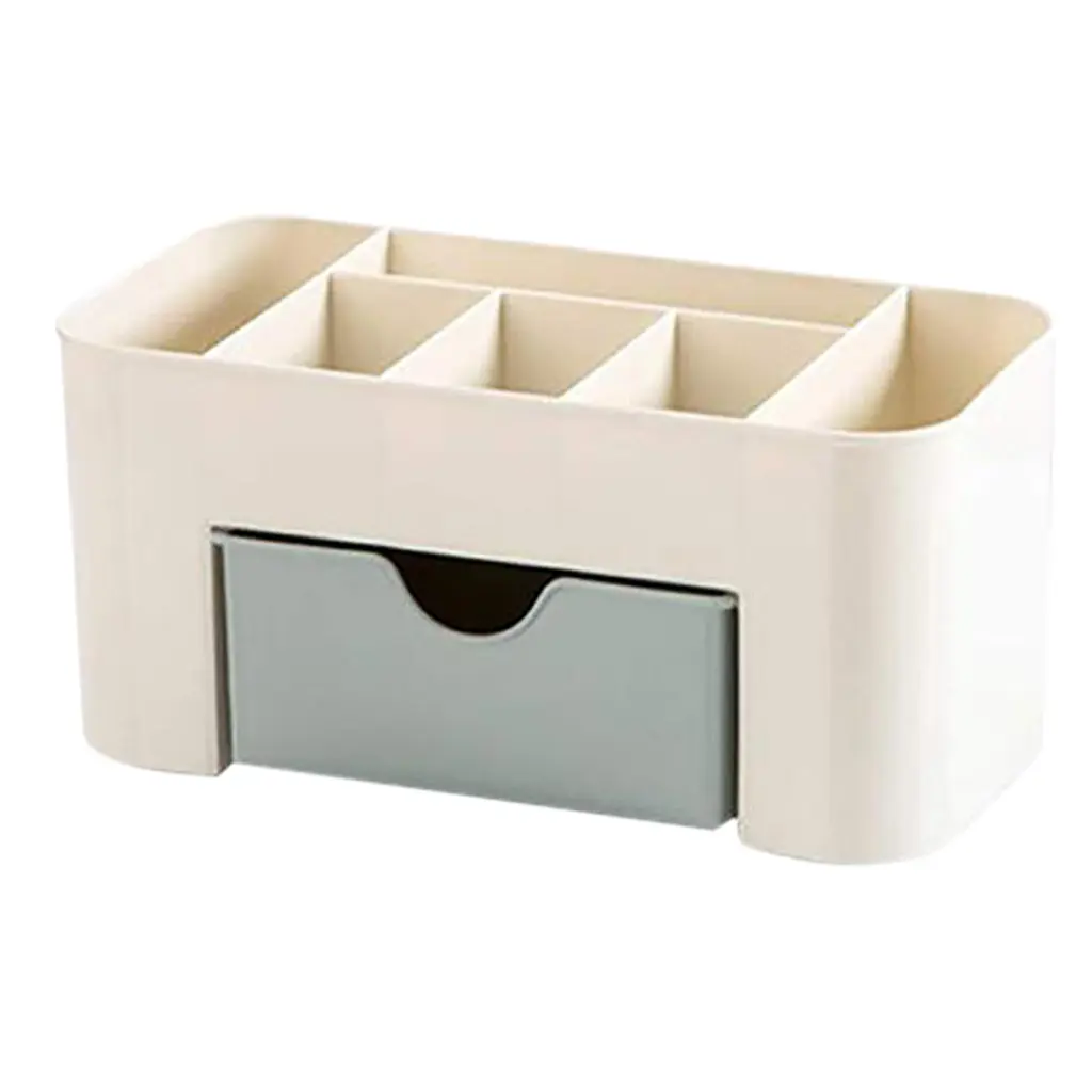 Double Layer Plastic Makeup Organizers Storage Box Cosmetic Drawers Jewelry Display Box Case Desktop Container Boxes Organizer