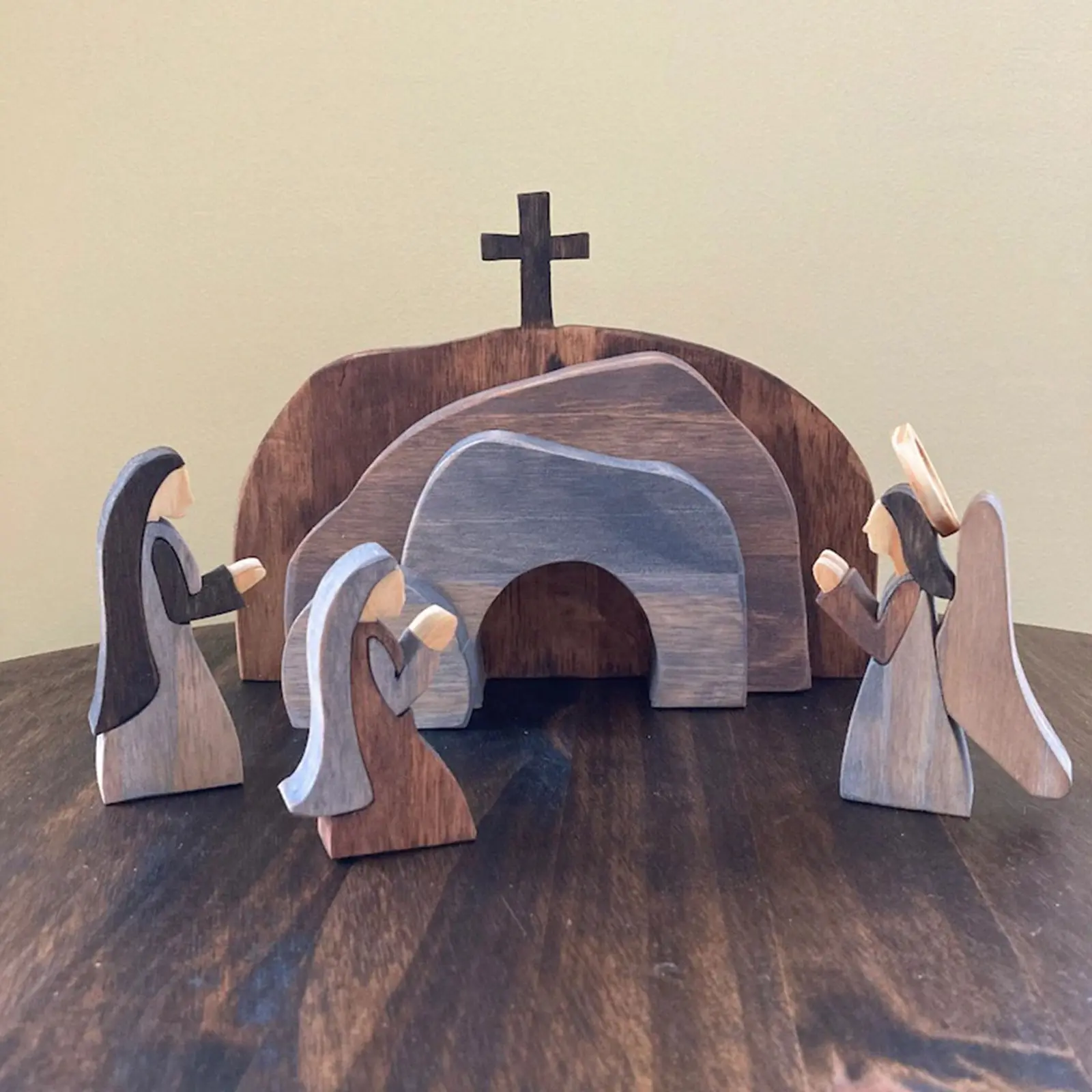 Creative Easter Resurrection Scene Risen Christ Figurine Decor For The Home Easter Christian Jesus Scene Ornaments иудаизм