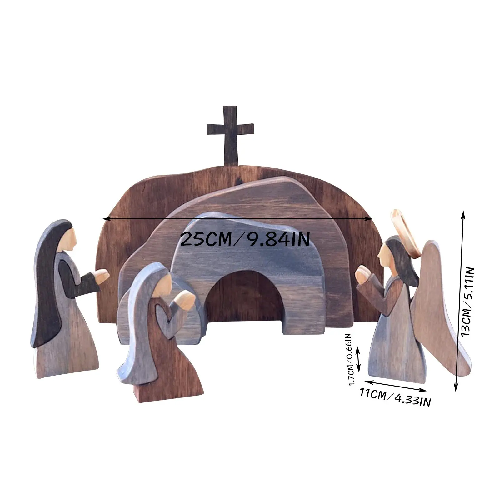 Creative Easter Resurrection Scene Risen Christ Figurine Decor For The Home Easter Christian Jesus Scene Ornaments иудаизм