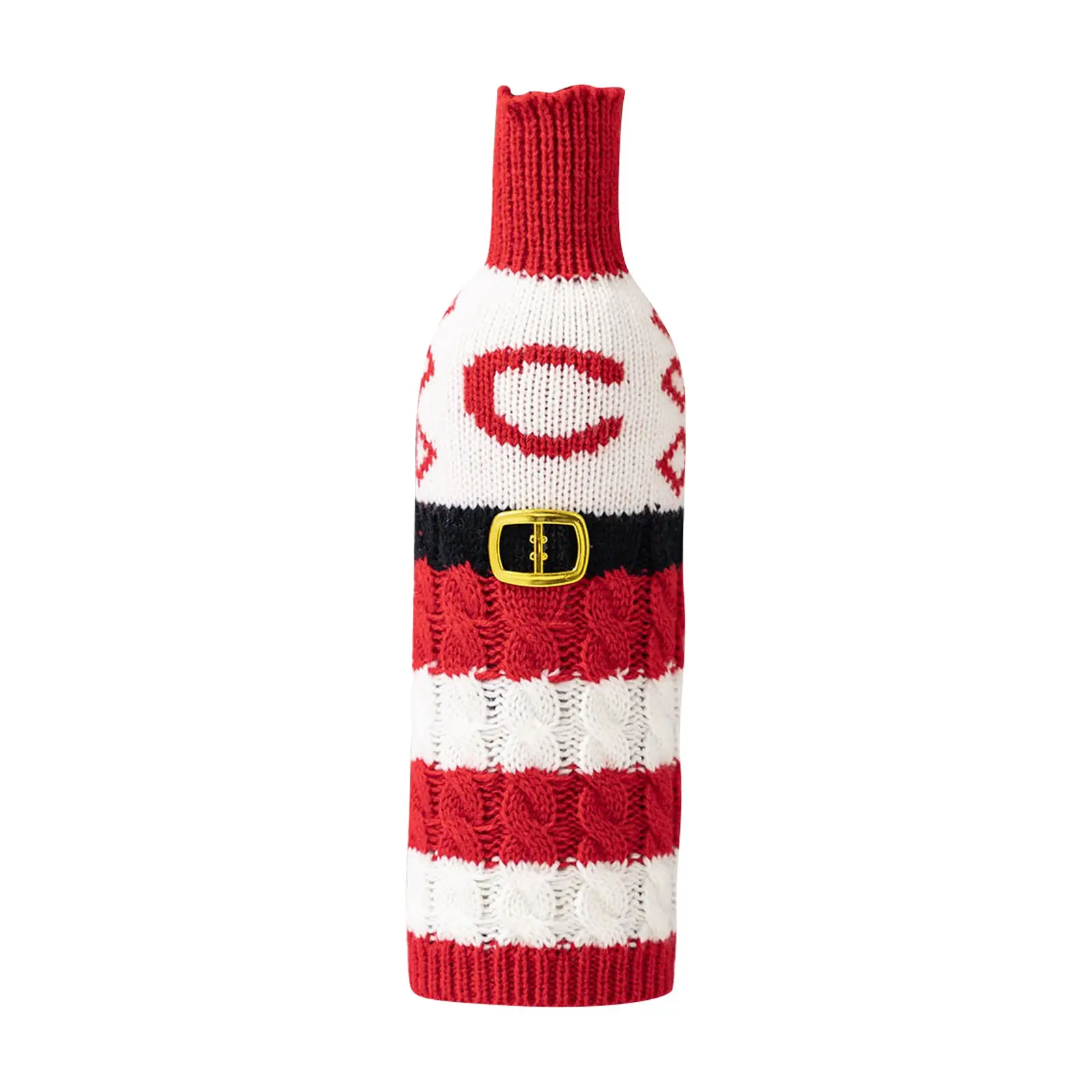 Christmas Wine Bottle Cover Set Santa Snowman Woven Wine Bottle Bags For Christmas Party Dinner Table Decorations New Year Gifts