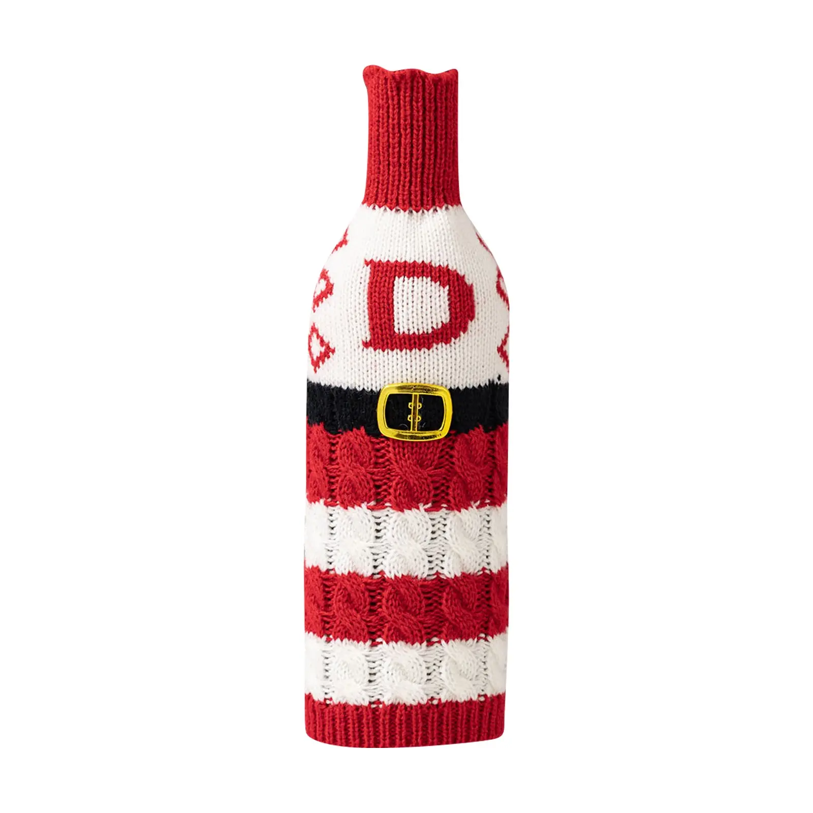 Christmas Wine Bottle Cover Set Santa Snowman Woven Wine Bottle Bags For Christmas Party Dinner Table Decorations New Year Gifts