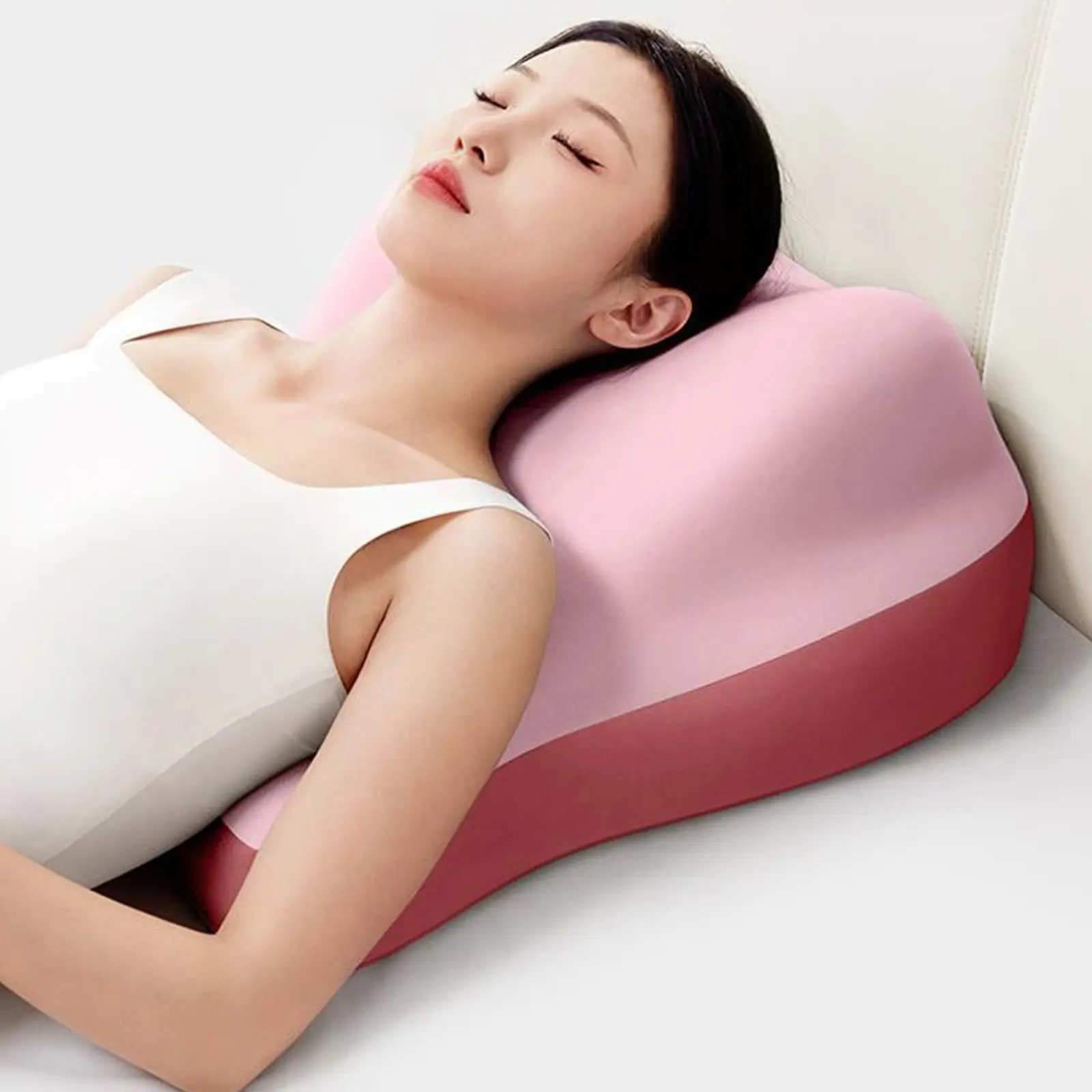 Memory foam waist cushion Ergonomic back support pad with breathable cover, suitable for office chairs, car seats, bed backs