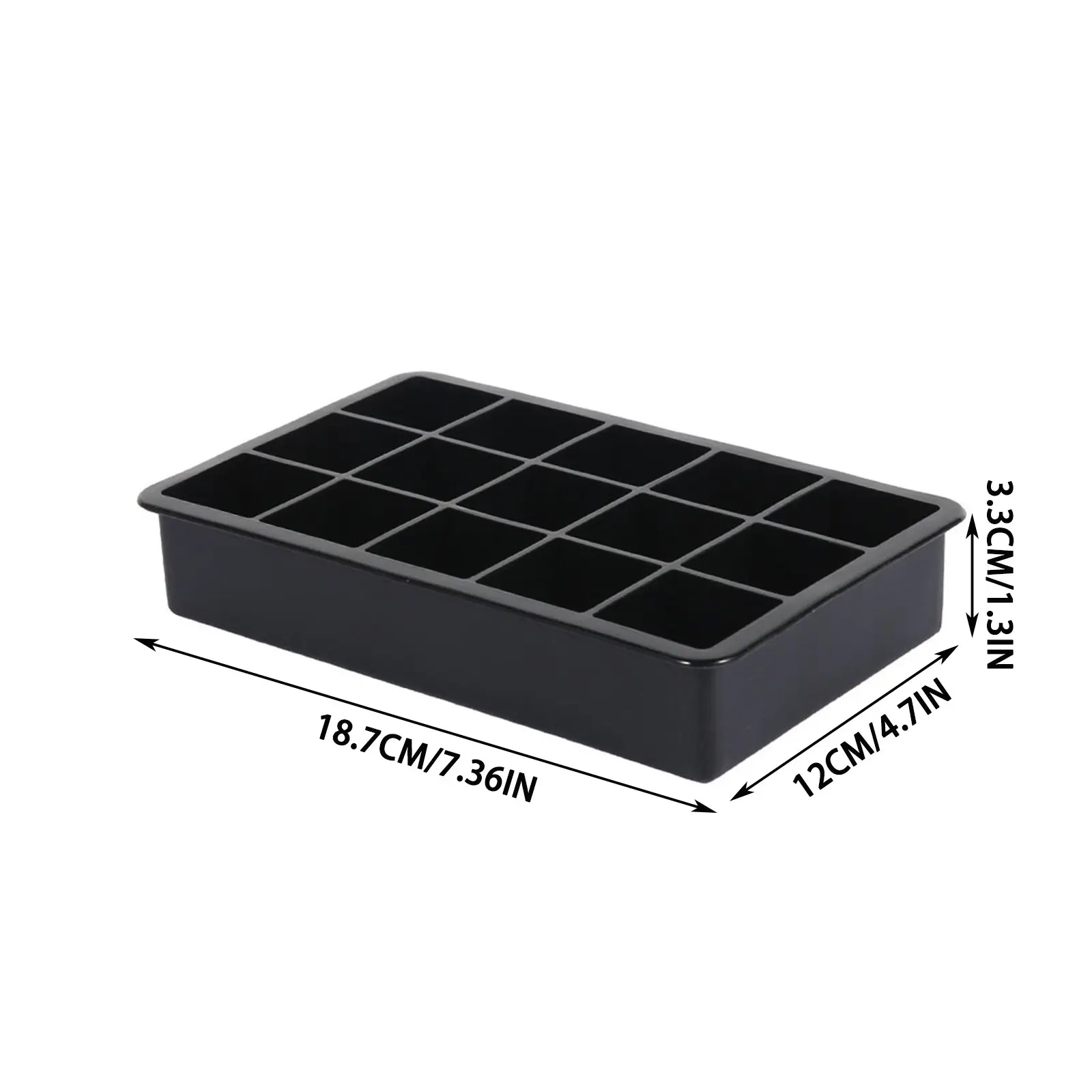 15 Grid Silicone Ice Tray Evenly Freezes Summer Ice Cubes For Making Household Square Ice Mold Easy Demolding Creative Diy Silic