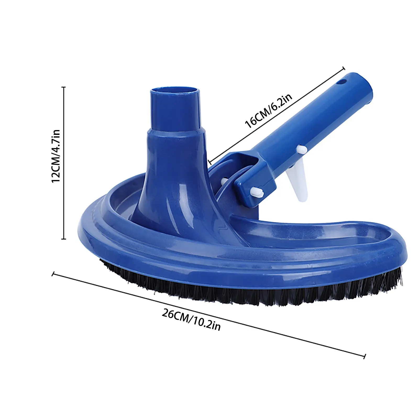 Vacuum Cleaner Pond Bristles Brush Cleaner Pool Stain Remover Crescent Type Swimming Pool Cleaning Tool Accessories