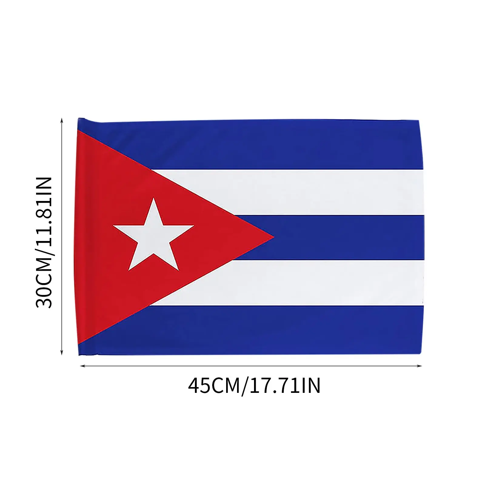 2PC Cuba Car Window Vehicle Flag For Truck SUV Bus UV Resistant Outdoor Advertising Hanging Banner Decoration Flying Flags Decor