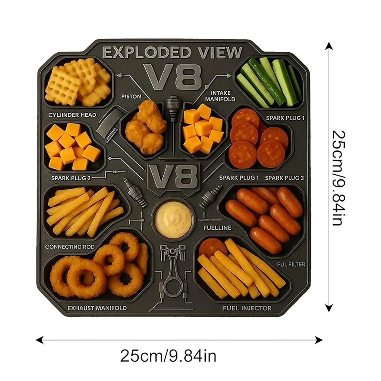 Engine Charcuterie Platter Reusable Personalized Cheese Board For Bachelorettes Engagement Party 3PCS