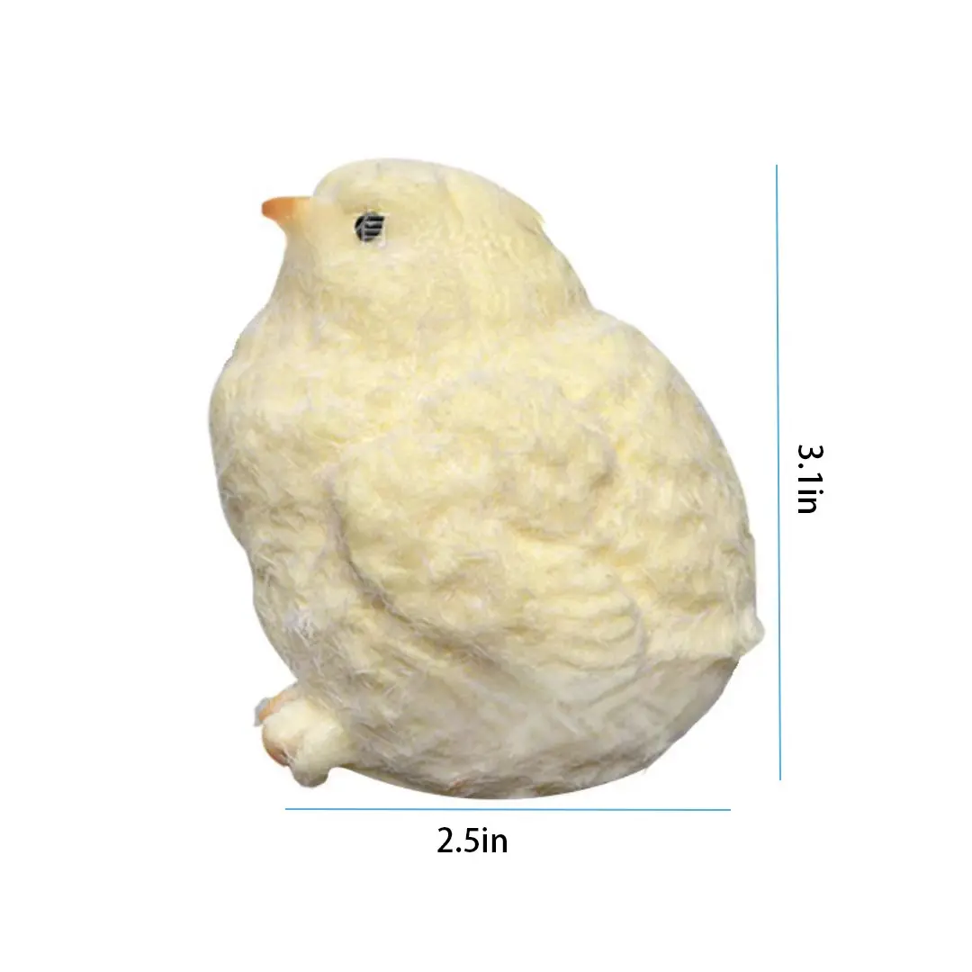 Handmade Silicone Squishy Big Chicken, Cute Taba Chicks Squeeze Squishy Chicks,Soft Squishy Fidget Toys,Chicken Stress Toy