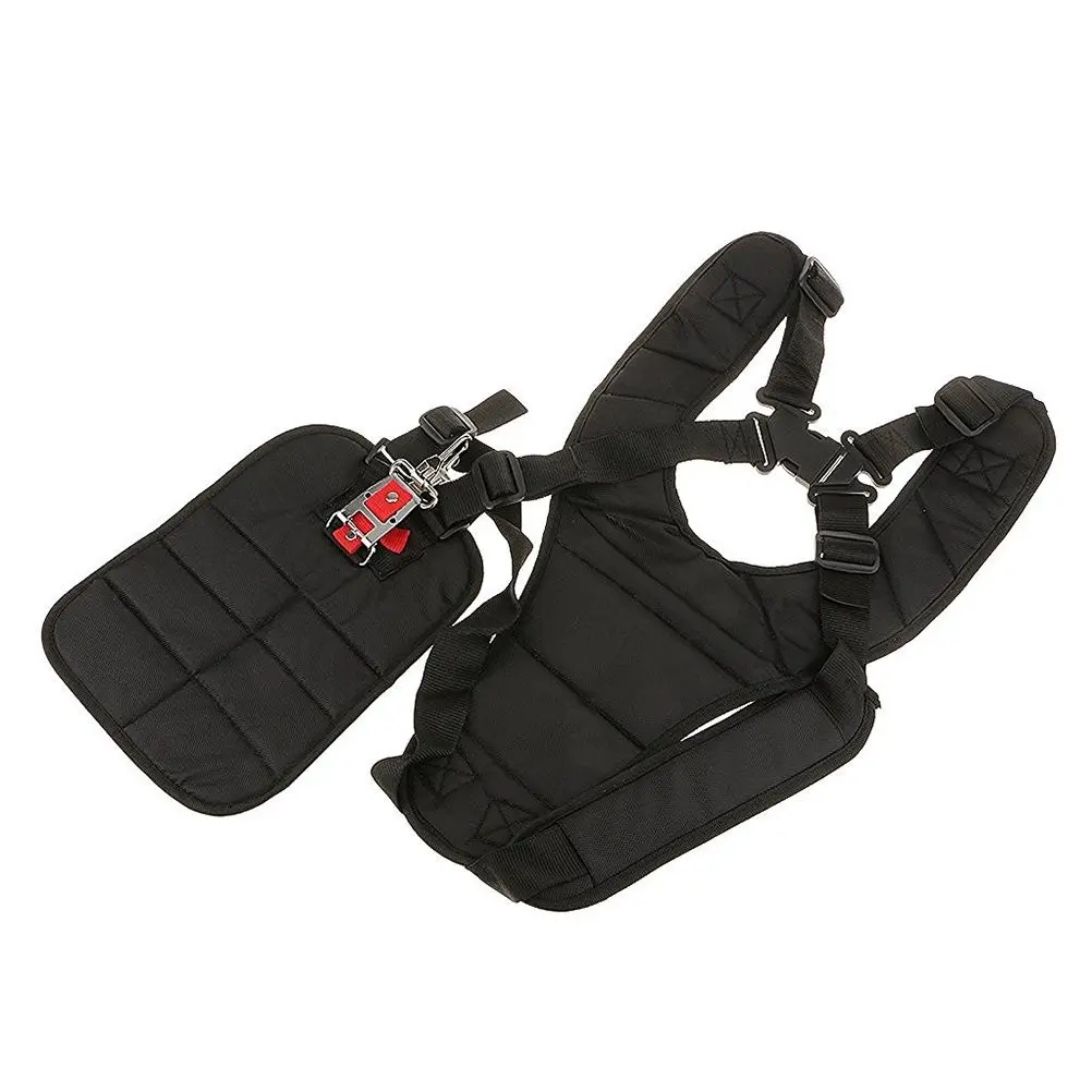 Lawn Mower Strap Double Shoulder Strap Harness Universal Strimmer Padded Belt Adjustable Lawn Mower Band For Brushcutter