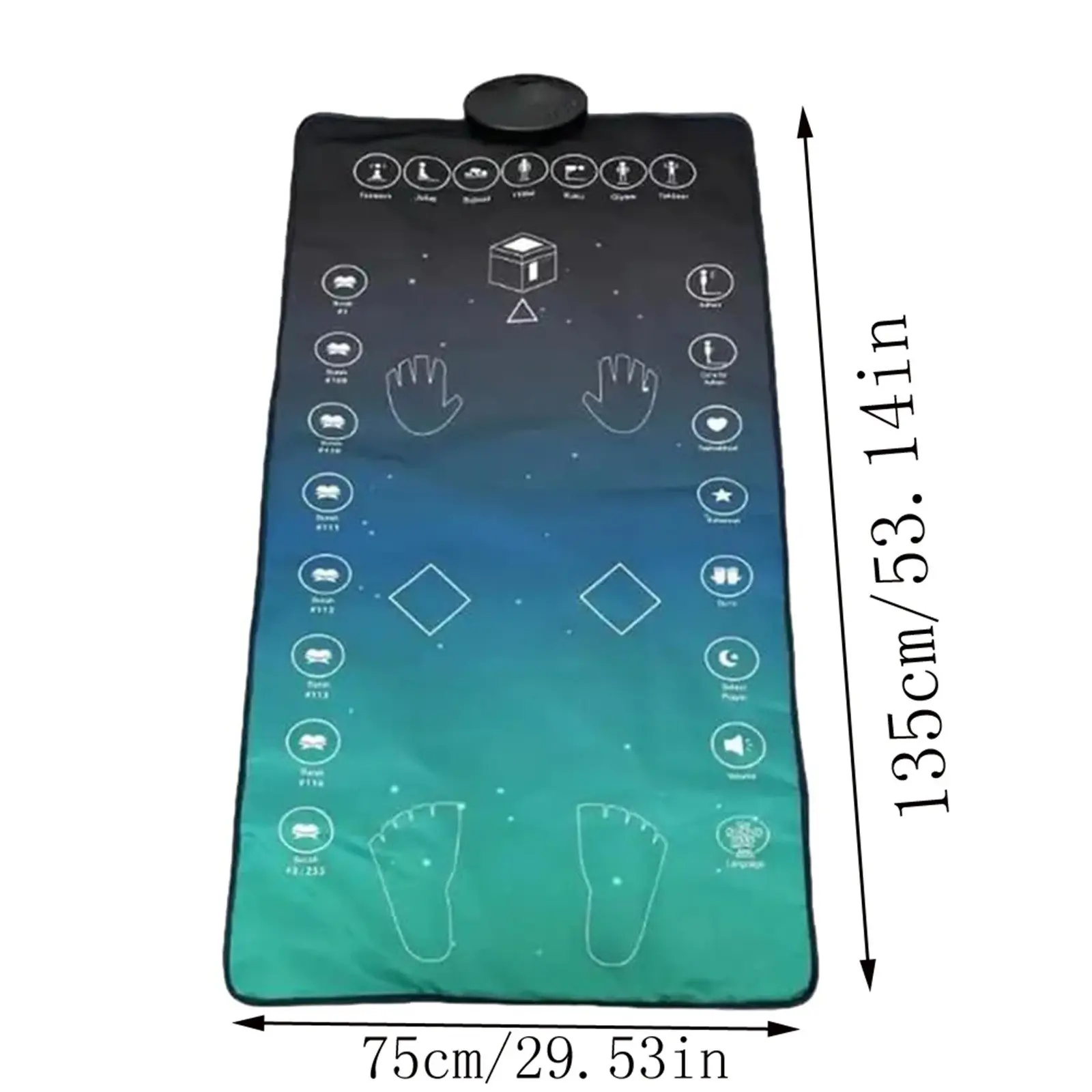 Electronic Music Carpet Music Screen Carpet Keyboard Area Rug Dance Pad Educatinal Toys for Living Room Bedroom Sofa Doormat