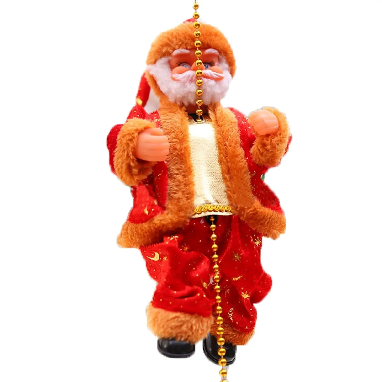 New Santa Claus Battery Operated Electric Climb Up and Down Climbing Santa with Music Christmas Decorations For Home Door