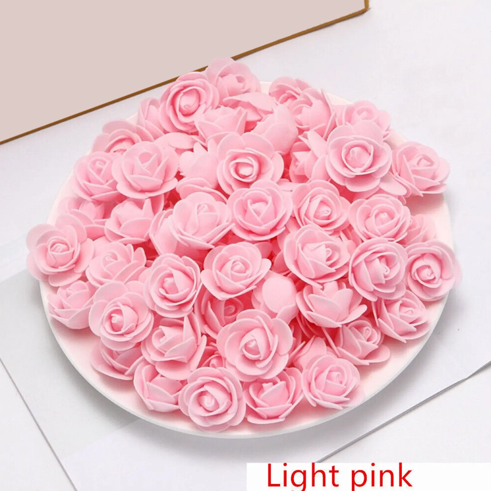 50/100pcs 3.5cm PE Mini Artificial Flowers for Home Wedding Decor Accessories Fake Foma Scrapbooking Bubble Bears Decorative