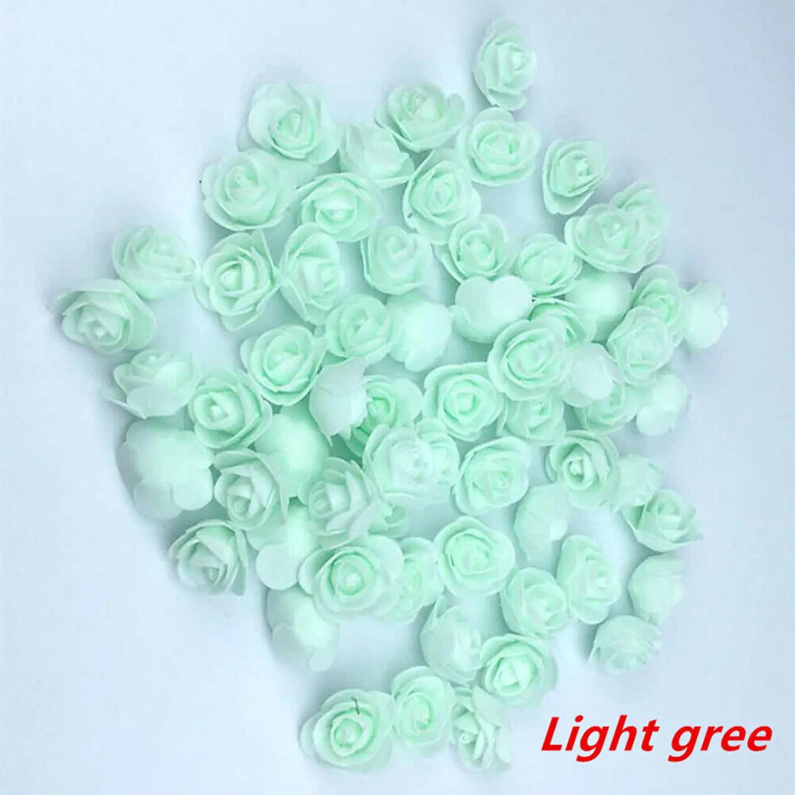 50/100pcs 3.5cm PE Mini Artificial Flowers for Home Wedding Decor Accessories Fake Foma Scrapbooking Bubble Bears Decorative