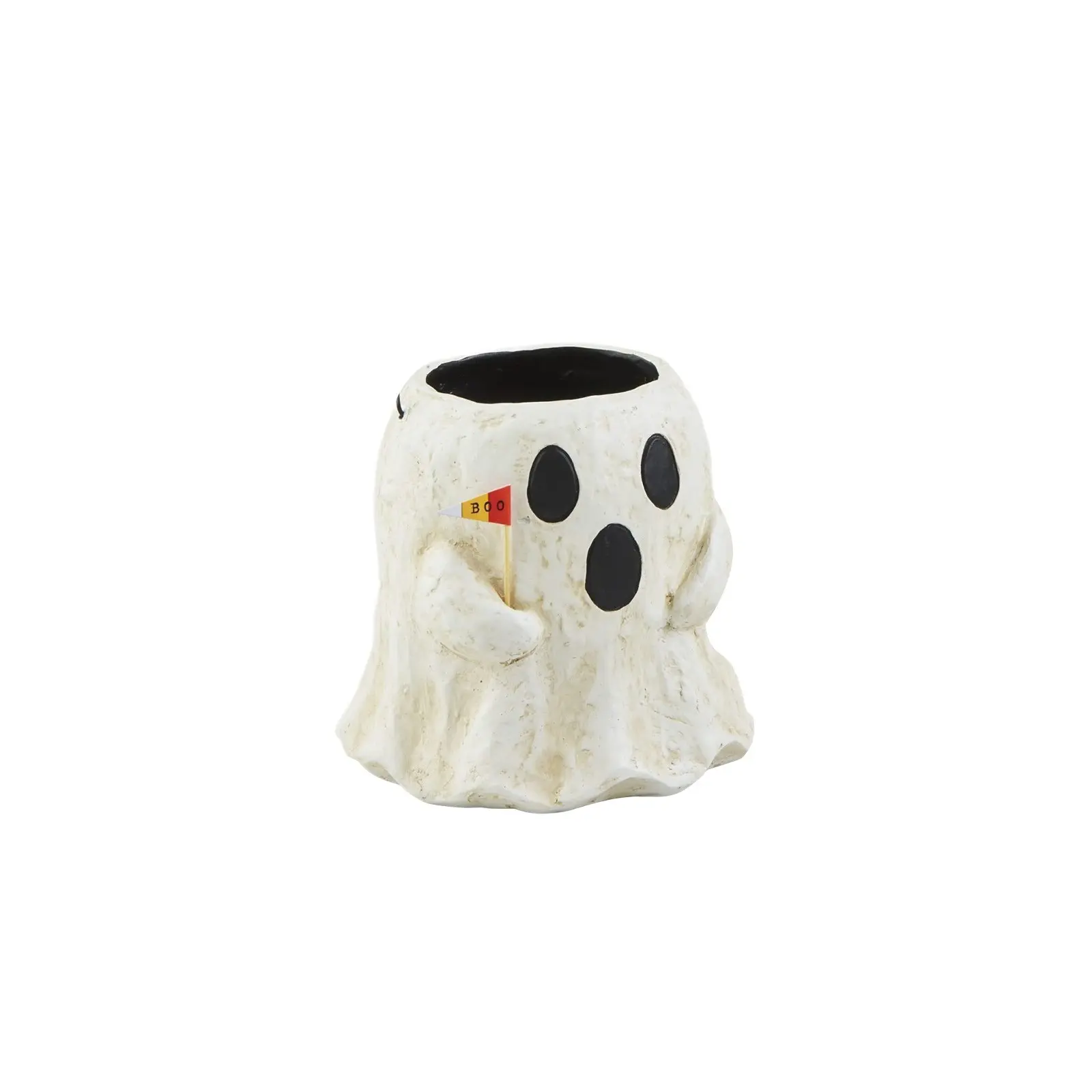 Cute Ghost Design Flower Pot Succulent Halloween Ghost Planter Flower Pot Ghost Figurine Ornaments Decor For Courtyard Porch