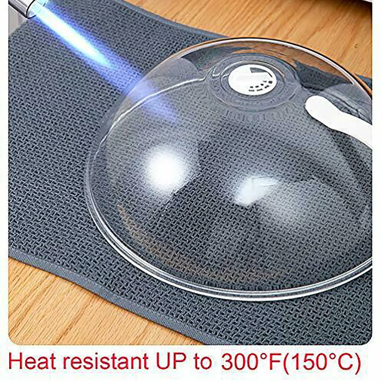 Large Microwave Splatter Cover BPA Free Microwave Oven Plate Food Cover Guard Lid with Adjustable Steam Vents Dishwasher Safe