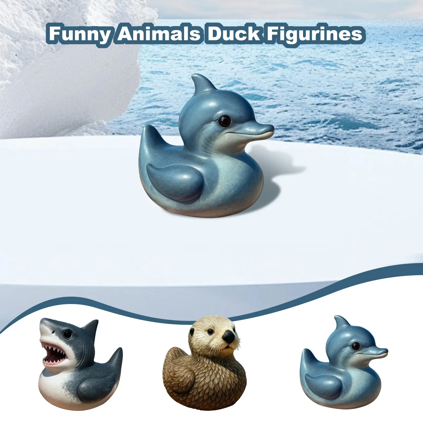 Funny And Figurines, Quirky Tabletop Decorative Sculptures, Home And Garden Decorations