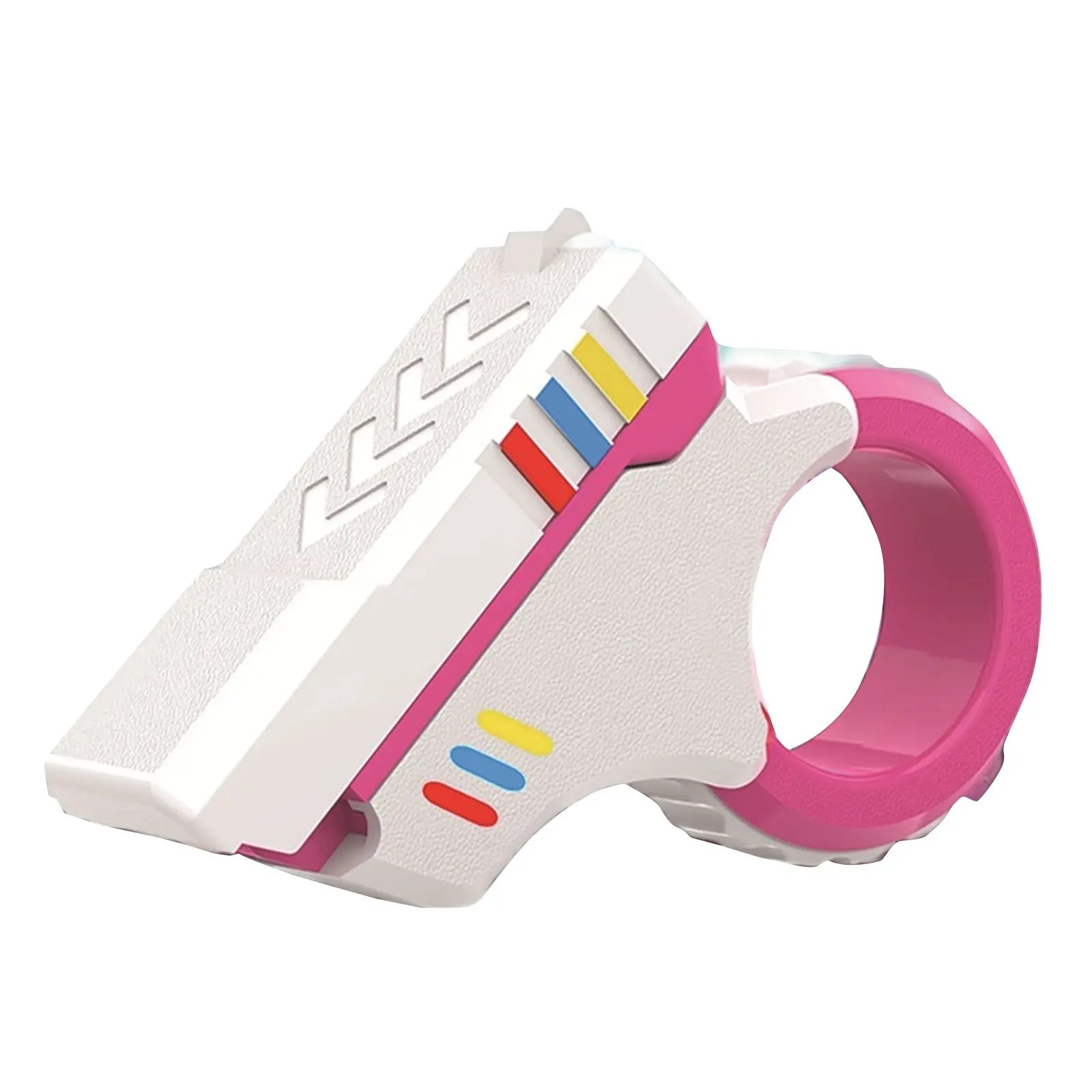 3D Printed EDC Soothing Spinner Stress Relief Toys Gift Shape Fidget Ring Small Pistol Toys for Anxiety and ADHD Sufferers