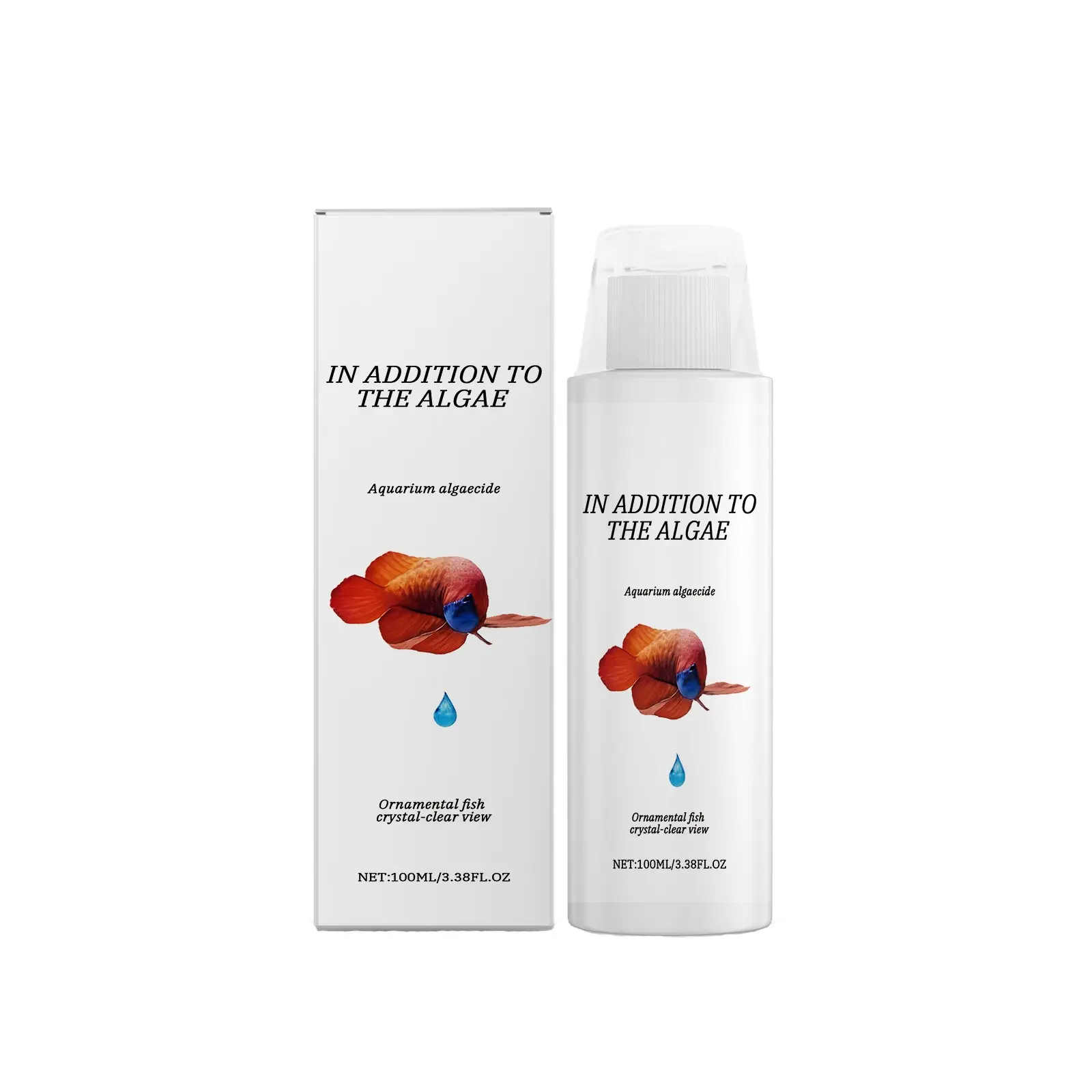 Aquarium Algaes Remover Fish Tank Water Cleaner Reduces Waste Sludge Restores Water Quality 100ml