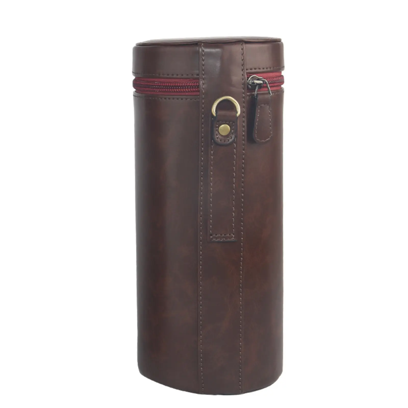 Durable Pu Leather Camera Lens Bag Retro Lens Case Cameras Exquisite Gifts For Friends